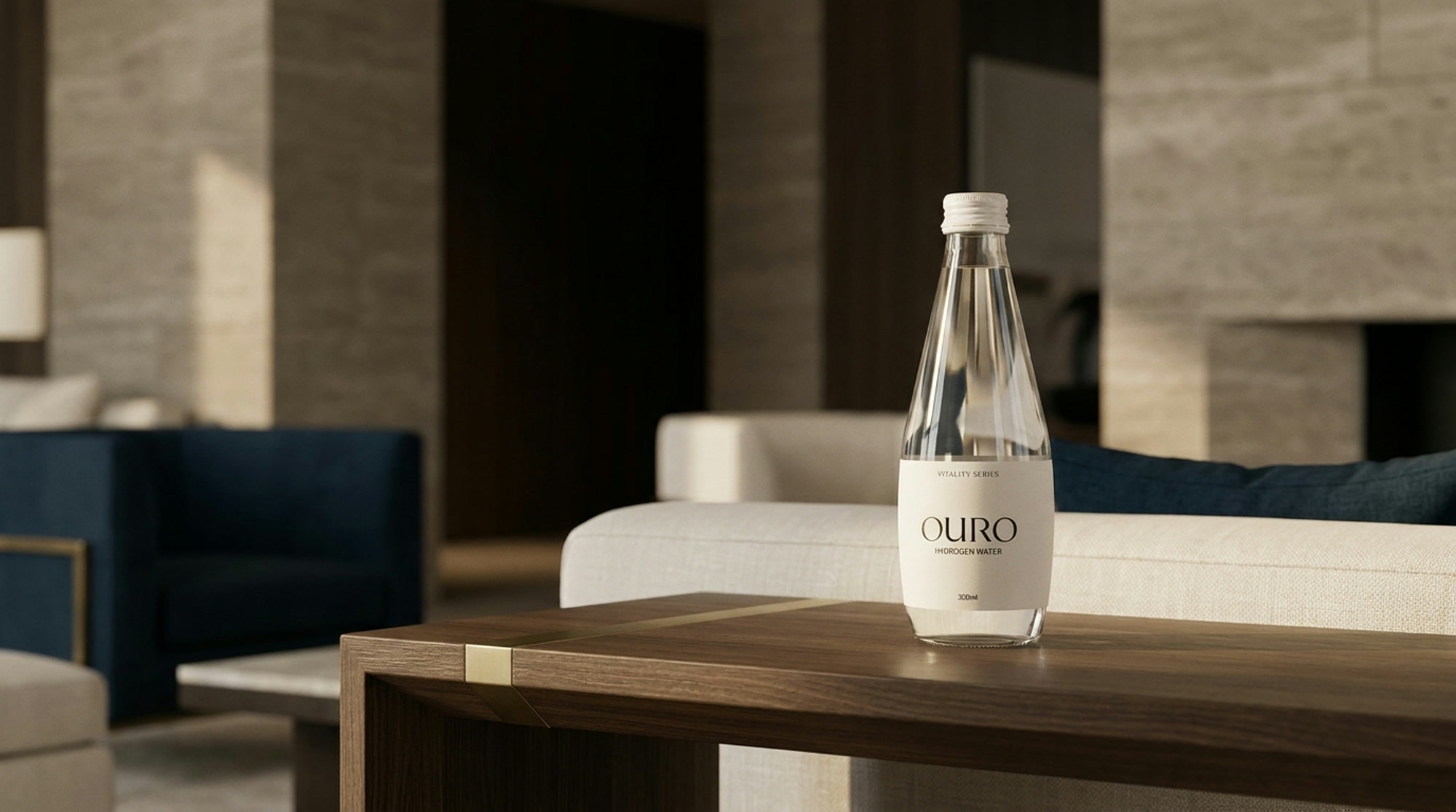 Ouro placed in a refined hospitality setting